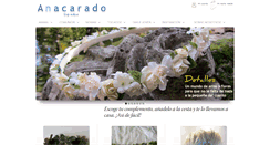 Desktop Screenshot of anacarado.es